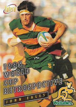 1996 Futera Rugby Union #90 John Eales Front